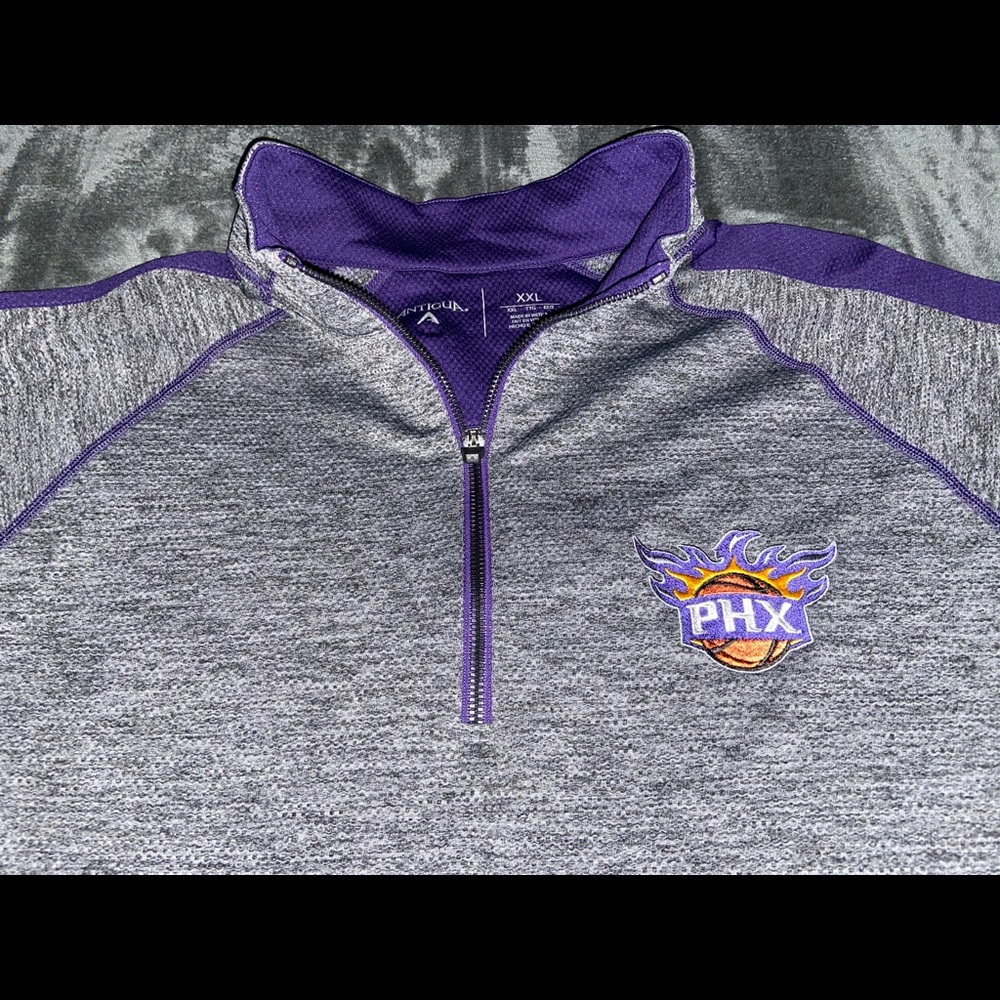 Phoenix Suns Antigua 1/4 Zip Pullover Size XXL